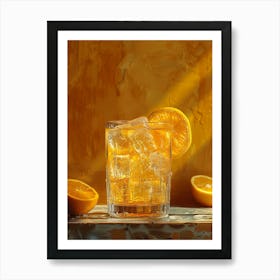 Orange Cocktail 37 Art Print