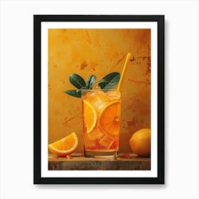 Orange Iced Tea 5 Art Print