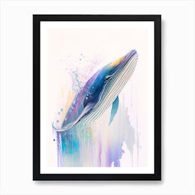 Bryde S Whale Storybook Watercolour  (3) Art Print