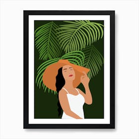 Chilling by the tropics Art Print