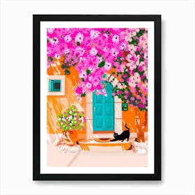 Blue Door Art Print