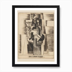 Le Comptoir, Louis Marcoussis Art Print