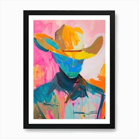 Kitchen Abstract Cowboy Art Print