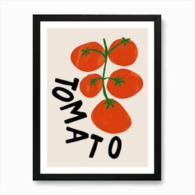 Tomato Girl Art Print