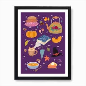 Autumn Cozy Art Print