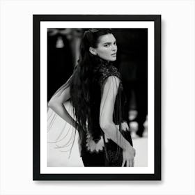 Kendall Jenner Attends The 2024 Met Gala Art Print