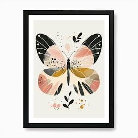 Colourful Insect Illustration Butterfly 31 Art Print