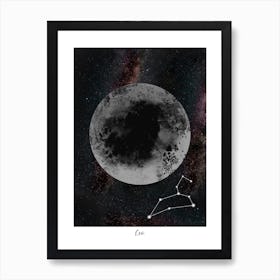 Zodiac Leo Art Print