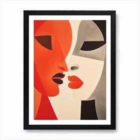 'The Kiss' 1 Art Print