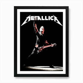 James Hetfield Metallichead band music 6 Art Print