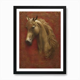 Horse art 1 Art Print