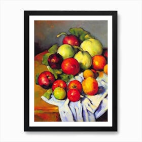 Kohlrabi 2 Cezanne Style vegetable Art Print