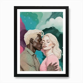 Cosmic Romance Art Print