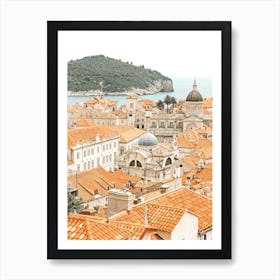 Zadar Rooftops Art Print