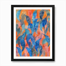 Abstract Leaves 59 Art Print