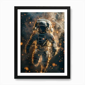 Epic Fantasy Astronaut 6 Art Print