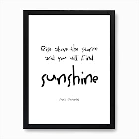 Sunshine Art Print