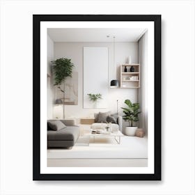 Minimalist Living Room Art Print