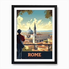 Italy Rome Travel St Peters Basilica Art Print