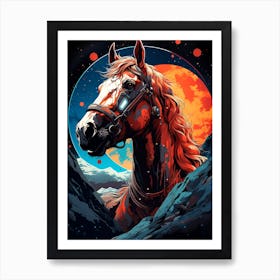 Space Horse 1 Art Print