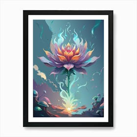 Lotus Flower 12 Art Print