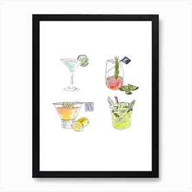 Drinks Art Print