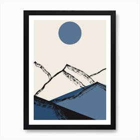 Blue Mountains Art Print