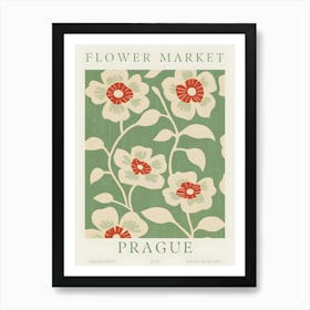 Flower Market Prague 1 Art Print