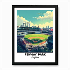 Fenway Park Boston Art Print