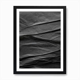 Black Paper Mountains Art Print