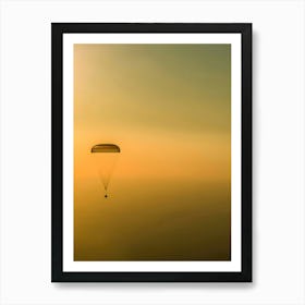 Parachute In The Sky Art Print