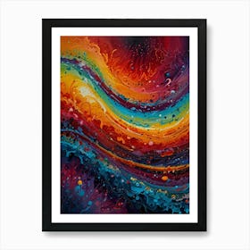 Rainbow Painting Art Print