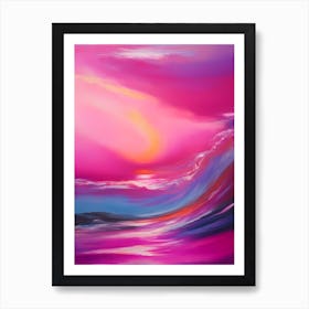 Pink Sunset Art Print