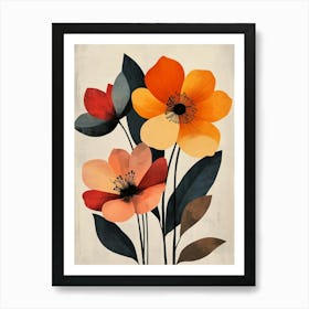 Flowers In A Vase 20 Art Print