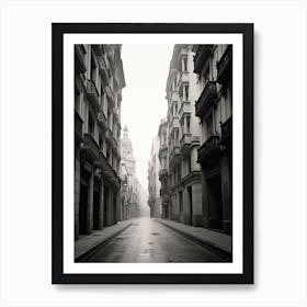 Santander, Spain, Photography In Black And White 1 Art Print