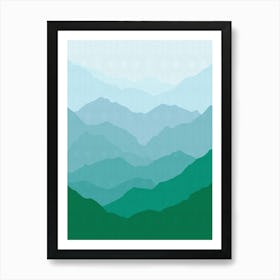 Green Forest Art Print