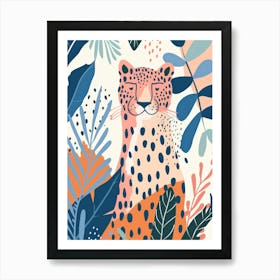 Leopard In The Jungle 39 Art Print