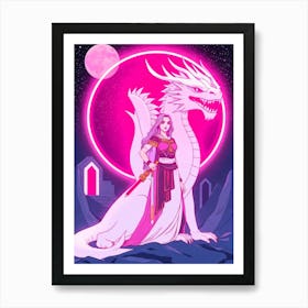 Mystical Fantasy Illustration 1 Art Print