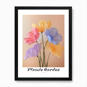 Dreamy Inflatable Flowers Poster Lisianthus Art Print