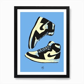 Blue Airs Art Print