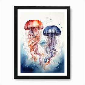 Jellyfish Canvas Print 1 Art Print