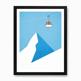 Ski Lift 2 Art Print