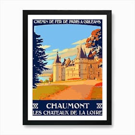 Châteaux Of The Loire Valley, France Art Print