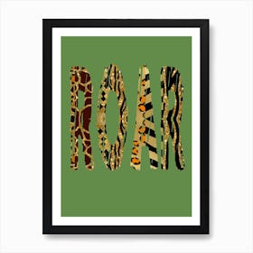 Roar Jungle Animal Print Art Print