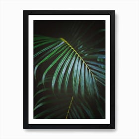 Emerald Leaf Art Print