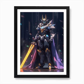 Knight In Armor Art Print