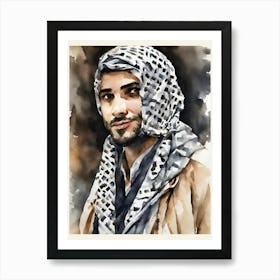 Palestinian Young Man Art Print