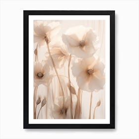 Boho Dried Flowers Poppy 7 Art Print