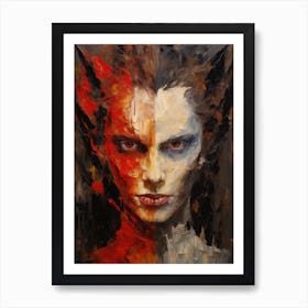 Two Faces Art Print