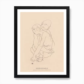 Woman And Child Embracing, Egon Schiele Art Print